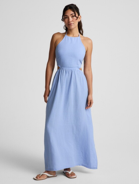 Beyond Yoga Dresses & Skirts - SoftWash Linen Halter Dress NWT (Medium)